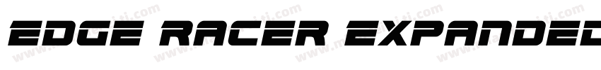 Edge Racer Expanded Super Italic字体转换